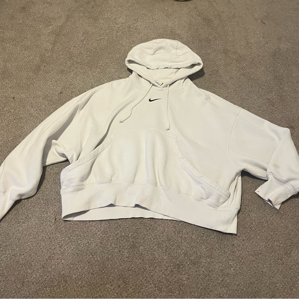 White Nike Hoodie